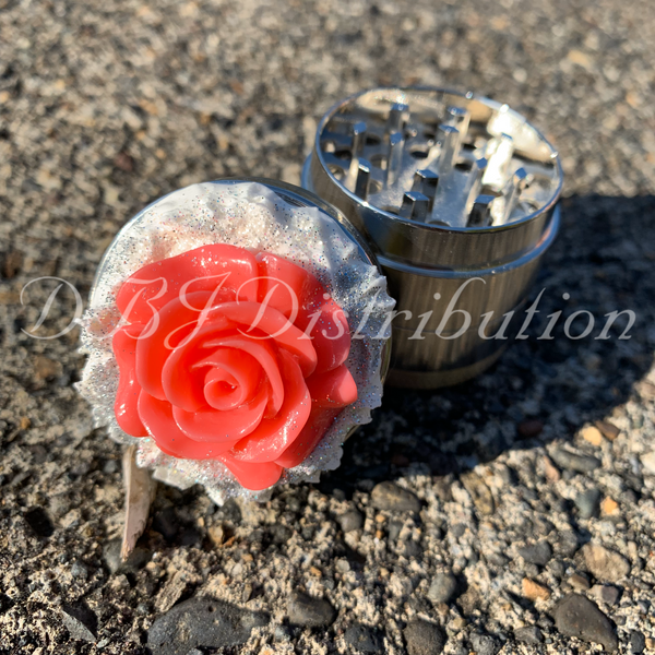 Mini Grinder (40 mm) - Rosey Red
