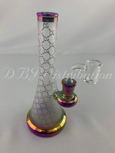 Oil Rig - GG Inspired Metallic Frosted 8"